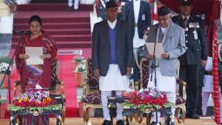अक्षय तृतीयाको दिन प्रधानमन्त्रीका रुपमा ओलीको शपथ !