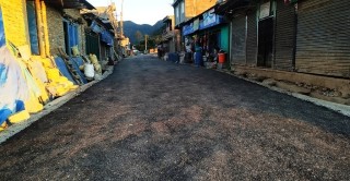 बरेङ गाउँपालिका जोड्ने सडक कालोपत्र