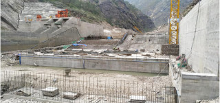 रसुवागढी जलविद्युत् आयोजनाको उपकरण जडान तीव्र