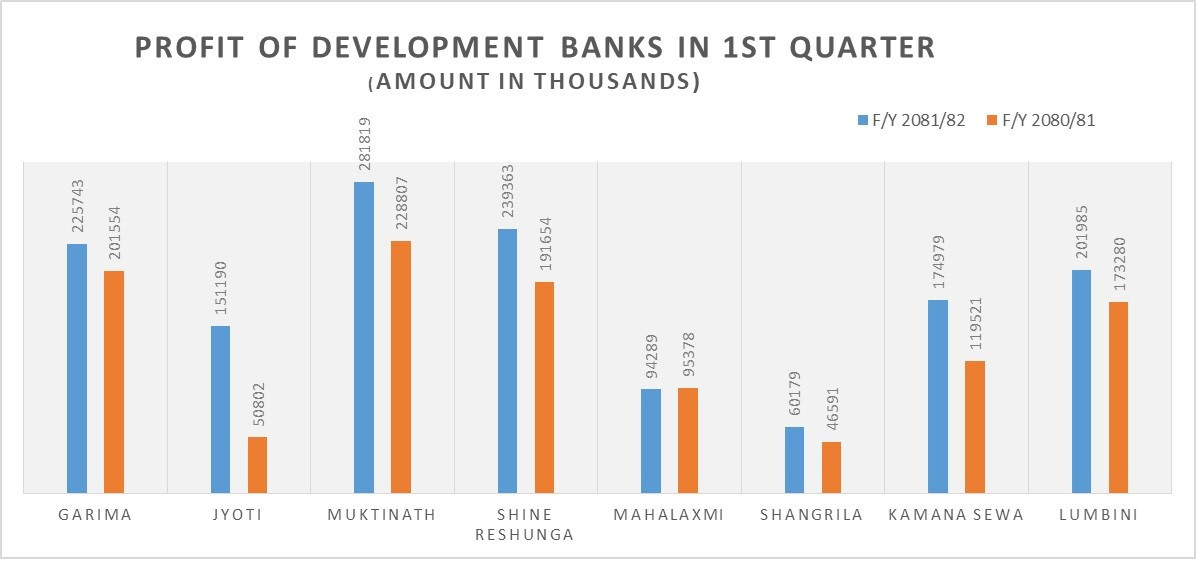 Profit in 1st quarter dev. bank.jpg