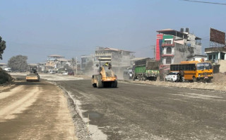 नारायणघाट-बुटवल सडक विस्तारले गति लिँदै, १८ स्थानमा यसरी हुँदैछ काम