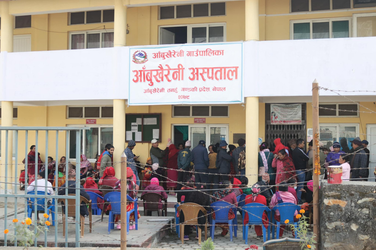 आँबुखैरेनी अस्पतालमा झाडापखाला र ज्वरोका बिरामी बढे
