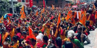 त्रिलोकेश्वरबाट पशुपतिसम्म कलश यात्रा सम्पन्न