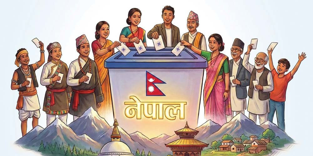 निर्वाचन वातावरण शान्तिपूर्ण, उत्साहित मतदातानिर्वाचन वातावरण शान्तिपूर्ण, उत्साहित मतदाता