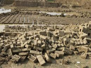बेमौसमी वर्षाबाट इँटा उद्योग प्रभावित