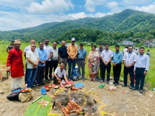 चितवनको लोथरमा देशकै सबैभन्दा ठूलो इन्धन भण्डारण गृह निर्माण सुरु