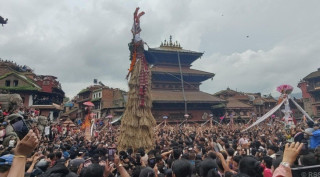 कृष्णलाई नगर परिक्रमा गराउँदै भक्तपुरको गाईजात्रा सम्पन्न