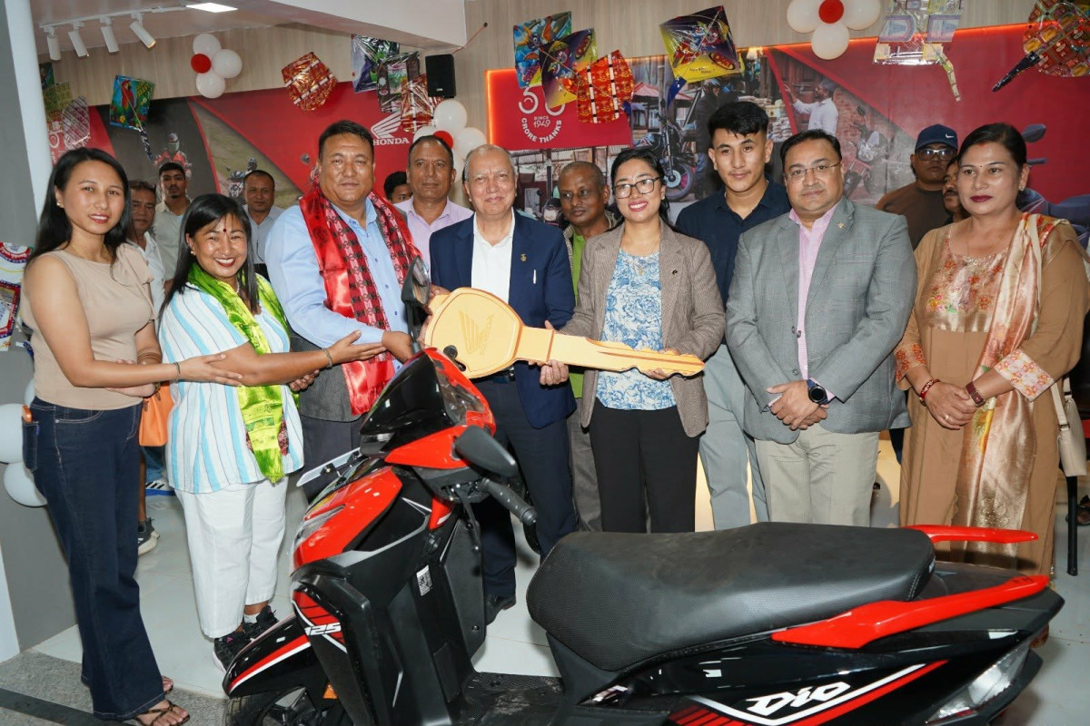 जगाती चोकमा खुल्यो होन्डाको अत्याधुनिक शोरुम